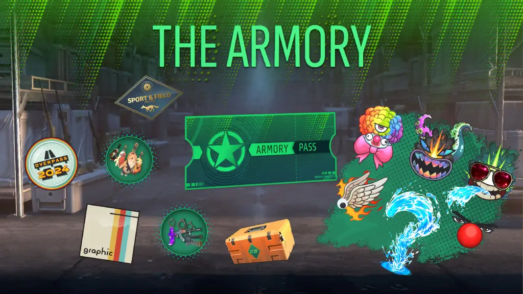 CS2 Armory Pass items