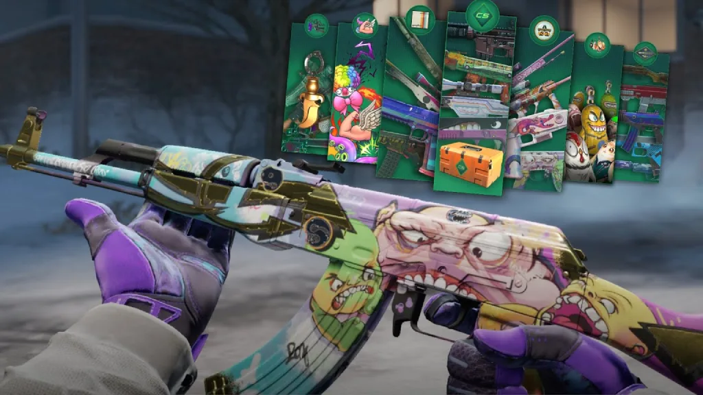 AK-47 "B the Monster" from CS2 Armory Pass